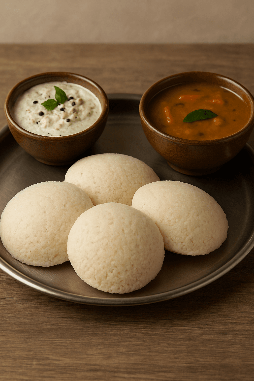 Idli - 3 in Plate